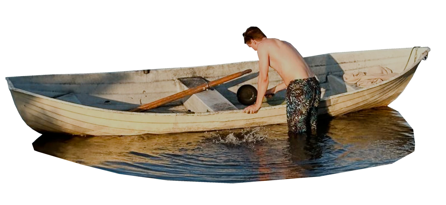 Me in a boat
